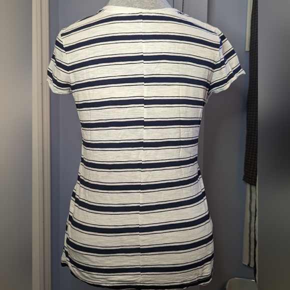 Gap szM navy striped super soft fitted tshirt - Picture 5 of 5